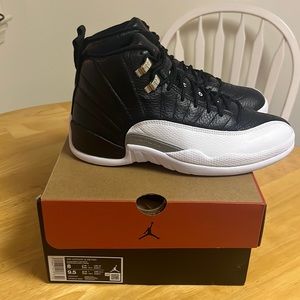 Jordan retro 12 varsity red white black in men’s size 8 new in box authentic